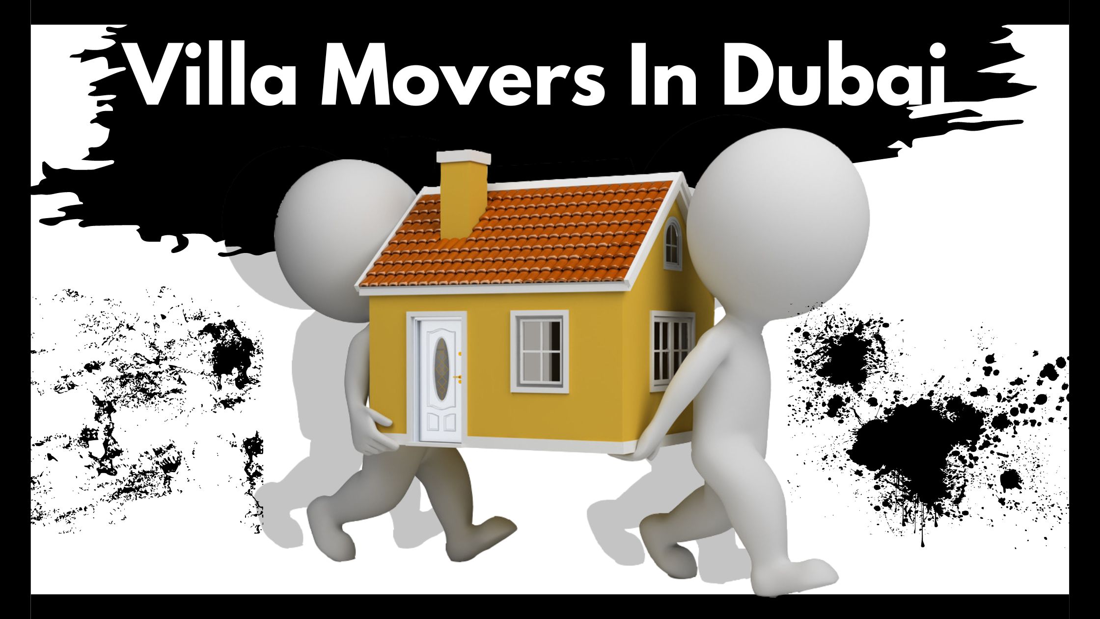 Image of a moving truck parked in front of a villa, symbolizing the services of villa movers in Dubai.